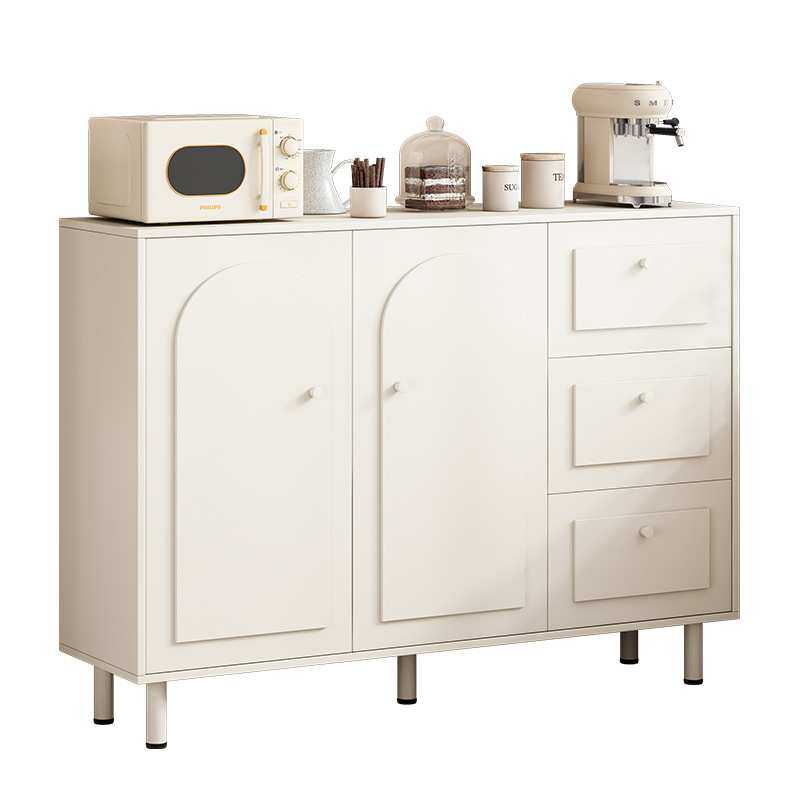 餐边柜靠墙一体储物柜法式奶油白客厅置物柜家用收纳柜斗柜茶水柜,淘宝优惠券,粉丝福利购,淘宝优惠卷