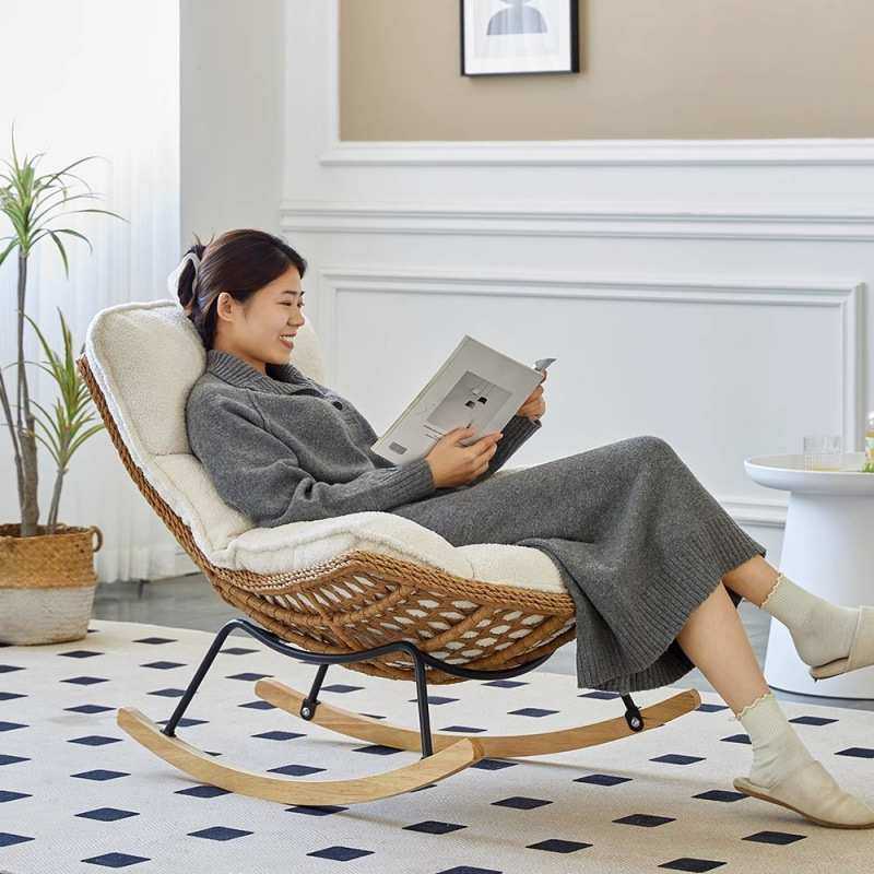 美式藤编龙虾椅户外休闲单人躺椅网红爆款阳台藤椅新款,淘宝优惠券,粉丝福利购,淘宝优惠卷