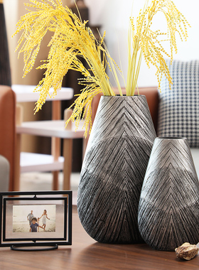 银色简约现代轻奢高档艺术创意客厅电视柜玄关装饰品摆件家居饰品