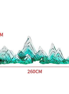 透明假山雕塑酒店大厅别墅庭院树脂摆件售楼部样S板间艺术软装饰