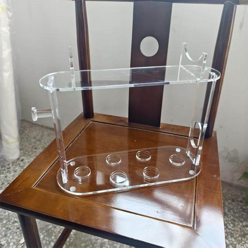 透明亚克力美发造型器置物架 桌面收纳整理风筒美发棒陈列架子,淘宝优惠券,粉丝福利购,淘宝优惠卷