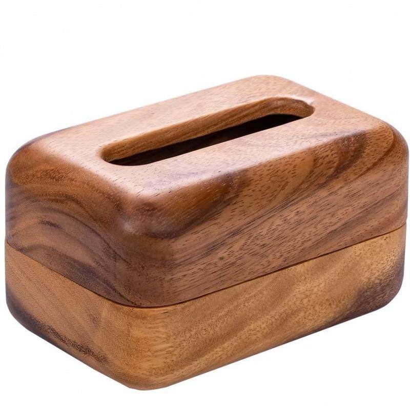 ∝胡桃木实木简约纸盒中式客厅家用整木纸巾盒18.5-13.5-9,淘宝优惠券,粉丝福利购,淘宝优惠卷