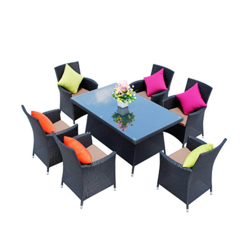 藤椅五件套组合户外桌椅 庭院阳台花园放水防晒家具室外休闲桌椅,淘宝优惠券,粉丝福利购,淘宝优惠卷