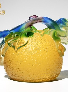 琉璃摆件小物件卧室床头柜装饰品创意新房间布置摆设暖房乔迁礼品