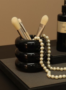 鑫园阁【复古梳妆组合】样板间卧室衣帽间梳妆台气质优雅摆件软装