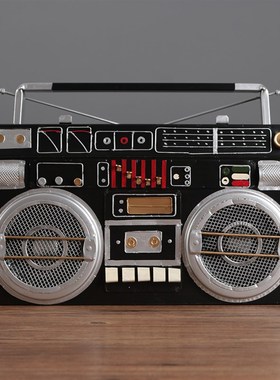 复古摆件老式电视机留声机收音机模型拍照道具怀旧老物件装饰品