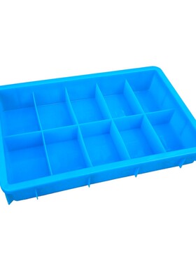 全新塑料周转箱分格螺丝螺帽零件盒收纳9格10格12格工具分类