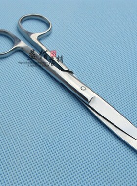 不锈钢剪刀14cm16厘米直头弯头直尖弯尖拆线剪刀18cm组织剪实验用