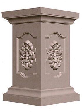 罗马柱方方脚欧式墩水泥现立柱摸具柱阳台栏杆模具柱庭院别墅浇柱