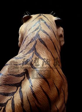 虎虎2022家居泰湾公仔肖摆件收藏客厅办公室然自若石生中式年陶瓷