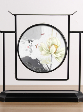 承沁新中式工艺品家具家居电w视柜玄关客厅装饰品摆件卧室禅意摆