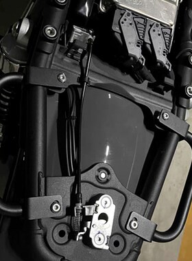 适用高金GK1200后扶手防摔扶手 边袋支架 GK500分体扶手尾翼把手