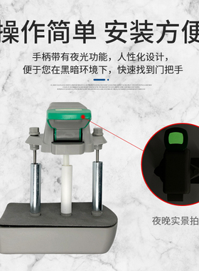 YL-4100冷库半埋门门锁ABS工程塑料进口锁具凸门安全逃生锁拉手