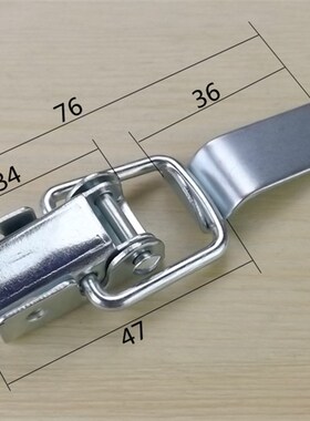 焊接搭扣工具箱扣铁皮搭扣带锁扣子鸭嘴扣木箱铁皮箱扣卡扣锁扣