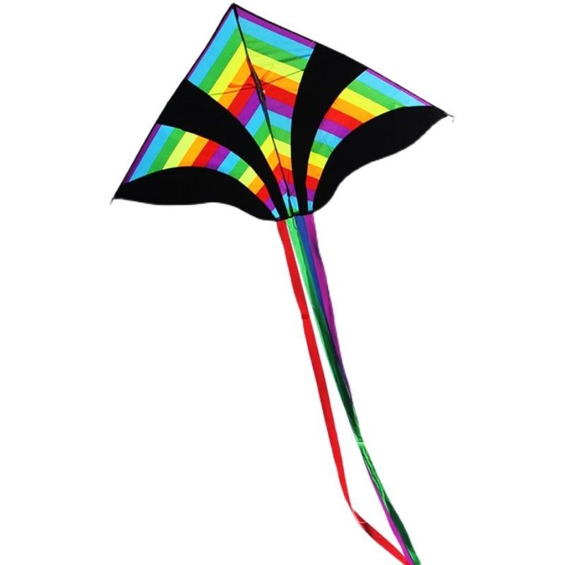 潍坊新款黑炫彩儿童卡通初学三角长尾易飞保飞风筝,淘宝优惠券,粉丝福利购,淘宝优惠卷