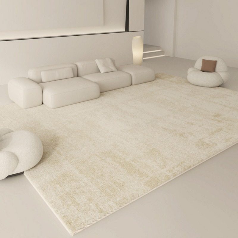 Beige carpet master bedroom bedside blanket high-end v-sense living room coffee table floor mat home cream style bed end bed front