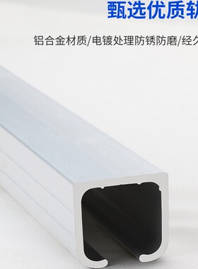 房门折叠门无下轨道全套吊滑轮五金隔断静音万向吊轮推拉移门配件