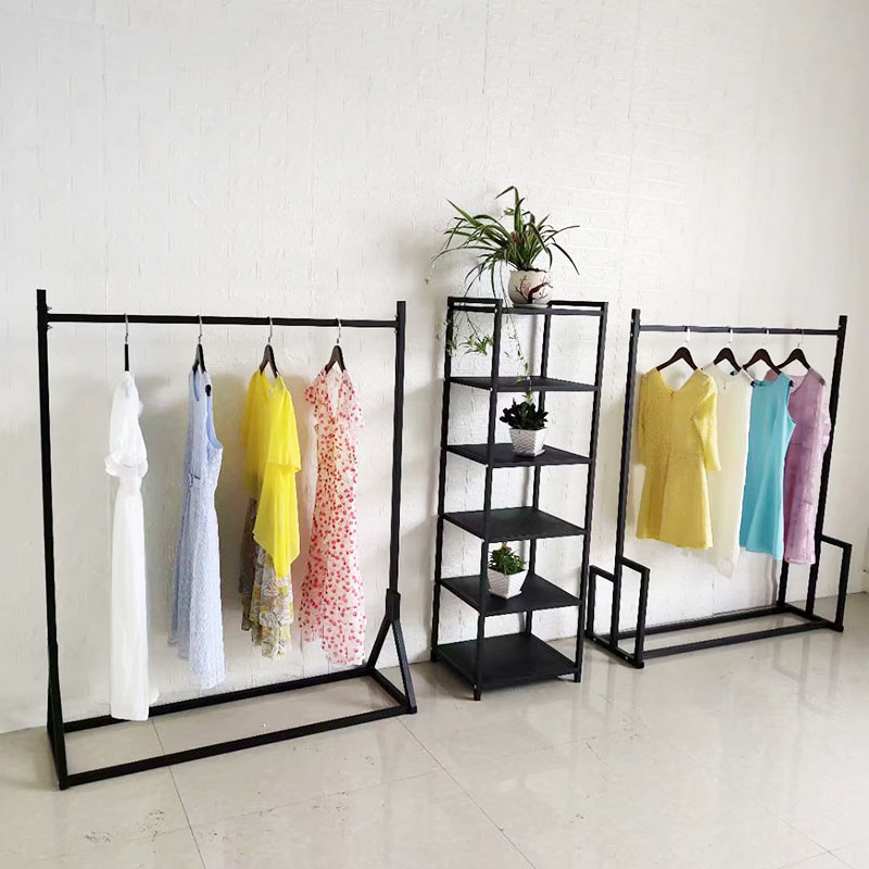 卧室挂家用子简易阳台晒被凉家用室内落地衣架单杠式晾家用晾衣杆 - 图0