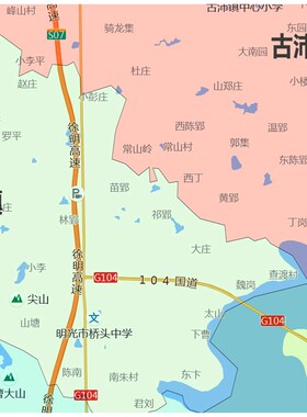 明光市地图1.15m滁州市折叠版E客厅办公室地理图墙面装饰贴画