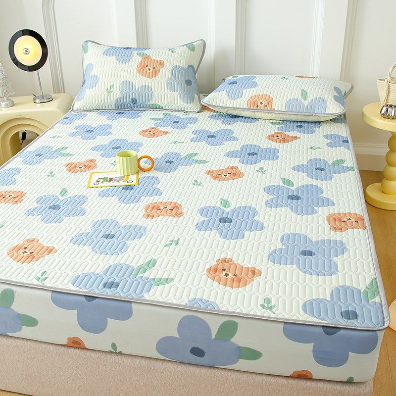 夏季床笠三件套宿舍学生床垫保护罩家用床套罩2025新款床笠款凉席,淘宝优惠券,粉丝福利购,淘宝优惠卷