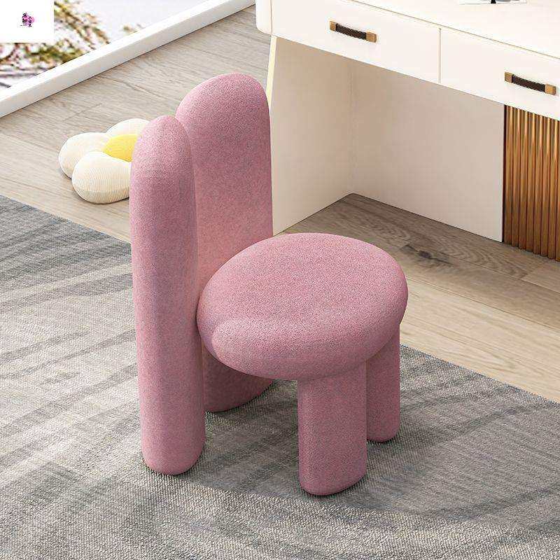 现代网红简约卧室梳妆椅子家用奶油餐椅轻奢化妆梳妆台凳子设计师,淘宝优惠券,粉丝福利购,淘宝优惠卷