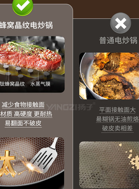 【官方正品】扬子有钛蜂窝电炒锅