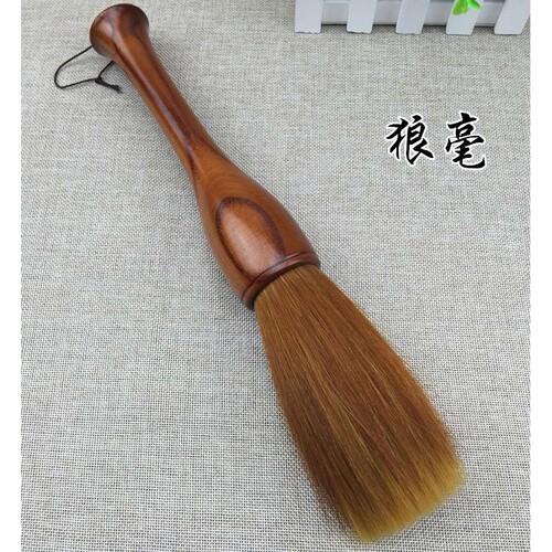 赣笔油凿木杆四厘米口径斗笔大提斗大抓笔羊毫狼毫兼毫大毛笔榜书 - 图2