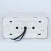 Surface-mounted square double-head bold lamp LED spotlight double-head downlight ceiling shop commercial single-head rounded corner grille light