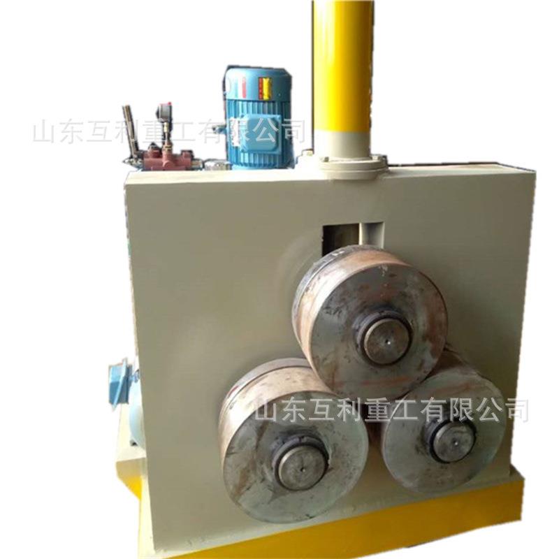 电动角铁卷圆机 立式扁铁角钢铁法兰机 槽钢方管圆管弯曲弯圆机 - 图3