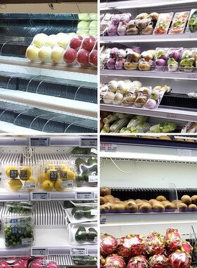立风柜隔板冷风柜可插槽展示箱立风幕柜假底陈列道具果蔬垫板陈列