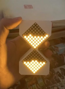 电子沙漏赛博重力感应黑科技桌面摆件儿童计时器创意台面解压装饰