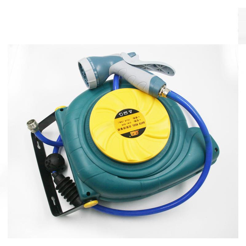 欧维尔OW-812水鼓自动卷管器双层水管卷轮座排管伸缩吊轮12米12*8 - 图3