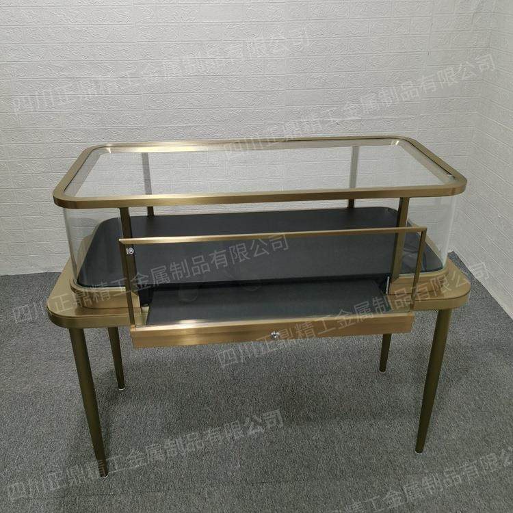 四川弧形珠宝首饰柜展示柜玉器珍珠不锈钢玻璃展柜翡翠陈列货柜,淘宝优惠券,粉丝福利购,淘宝优惠卷