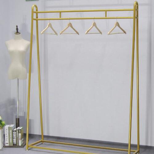 加粗婚纱架影楼专用高档礼服展示架拖尾秀禾挂衣架落地式侧挂货架 - 图1