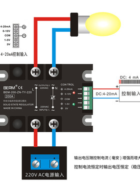 单相三相全隔离交流智能调压模块  固态继电器加热器调温度调整器