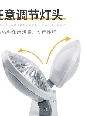 消防应急灯新国标led双头应急照明灯安全出口疏散停电家用充电式