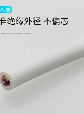 电话线2芯 纯铜 二芯室内单支 通讯线缆 家用线信号线家装用100米