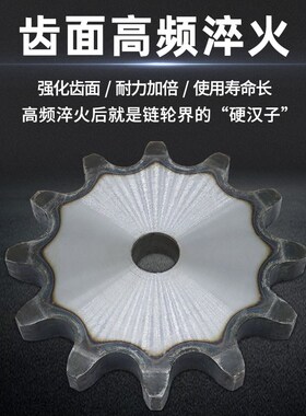 20a链轮机械传动配件大全定做链条齿轮单排平片1.2寸大链轮传动轮