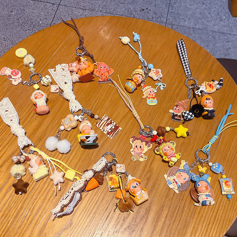 手工diy星星人萌粒公仔串珠手机链小挂件包包钥匙扣玩偶挂饰配件,淘宝优惠券,粉丝福利购,淘宝优惠卷