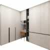 Airan Home Furnishing Whole House Customized Furniture Bedroom Wardrobe Cloakroom Customized Master Bedroom Cloakroom Glass Door Wardrobe