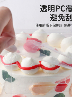 生日蛋糕包装盒透明千层4寸3寸5寸四寸爆浆慕斯甜品西点打包盒子