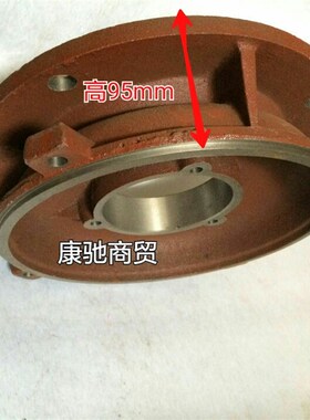y180立式电机前端盖 前盖 法兰盖 立盖18.5kw-22千瓦电动机配件