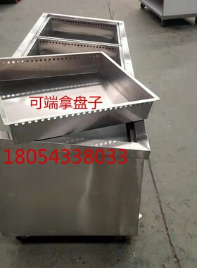 衢州鸭头售卖车不锈钢现煮现捞售卖台展示台卤肉熟食分拣车可移动