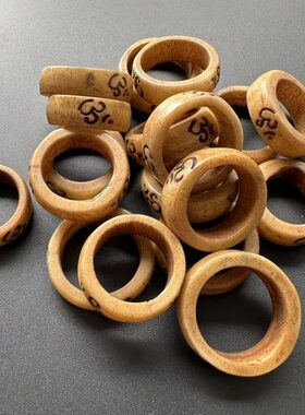 牦跑作环手手牛骨个性民族风款男女西藏戒戒指复古尼泊尔8饰品