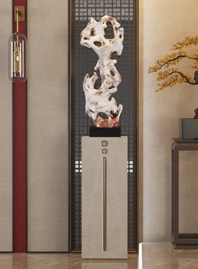 创意楼梯角艺术摆件斑斓太湖石家居客厅玄关酒店会所装饰品售楼处