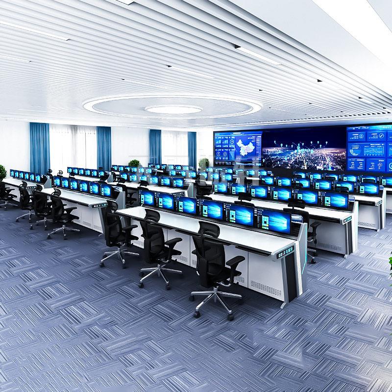 Wuxi streamlined integrated centralized control station park security monitoring room data real-time monitoring computer control console