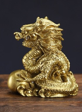 纯铜精品a十二生肖摆件全套 小号铜鼠铜牛虎兔龙蛇马羊猴鸡狗属相