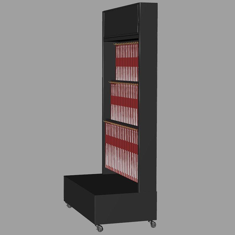 不锈钢金属落地展示架广告宣传乐器展示架商场产品陈列架 - 图0