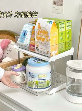 奶瓶收纳箱沥水架喂养台辅食工具置物架收纳柜婴儿宝宝餐具收纳盒