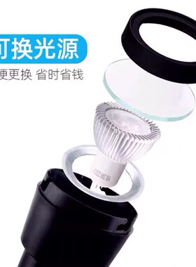 LED机床工作照明灯冲铣磨床台灯软杆管灯强磁吸铁座数控机床灯24V